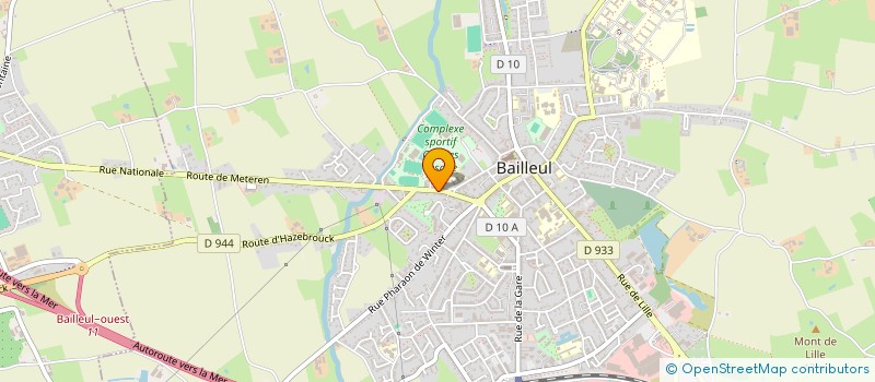 localisation de l'entreprise ARTCOB à BAILLEUL