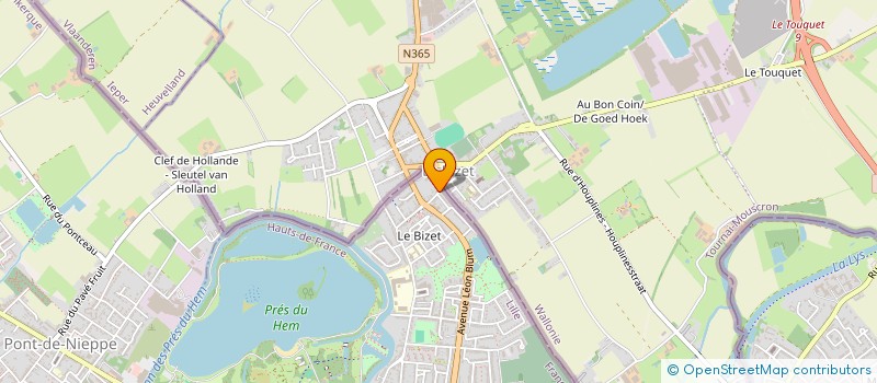 localisation de l'entreprise ARTCOIF SHOP  ARMENTIERES