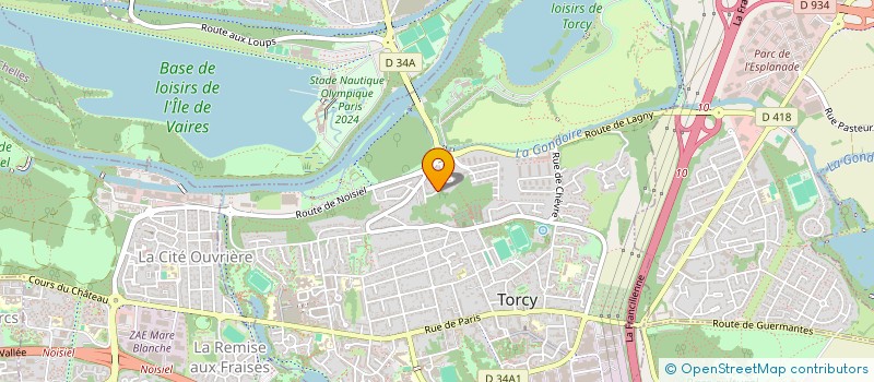 localisation de l'entreprise ARTCOM 77 à TORCY