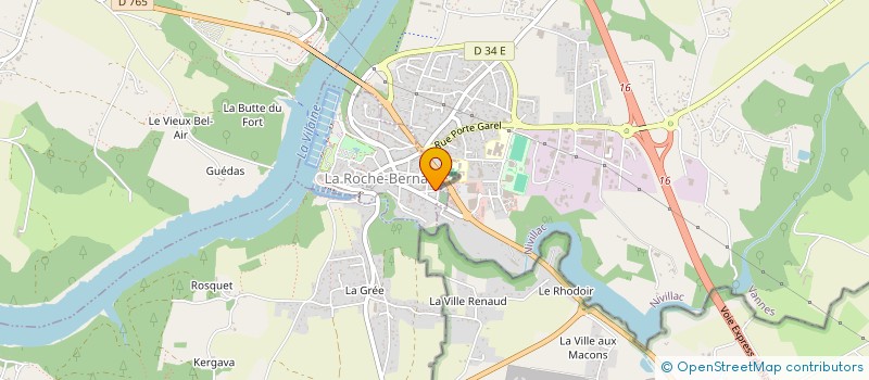 localisation de l'entreprise ARTCOM  LA ROCHE-BERNARD