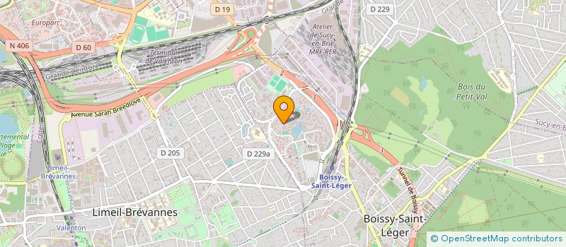 localisation de l'entreprise ARTCONSTRUCT à CHAMPIGNY-SUR-MARNE