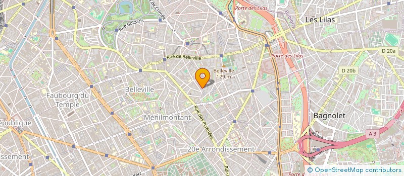 localisation de l'entreprise ARTCORE  PARIS