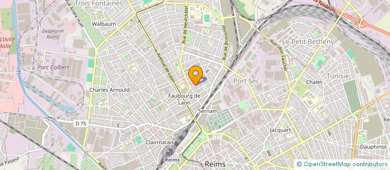 localisation de l'entreprise ARTCOUR COMPAGNIE THEATRALE  REIMS