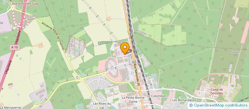 localisation de l'entreprise ARTCUISINES à SARAN