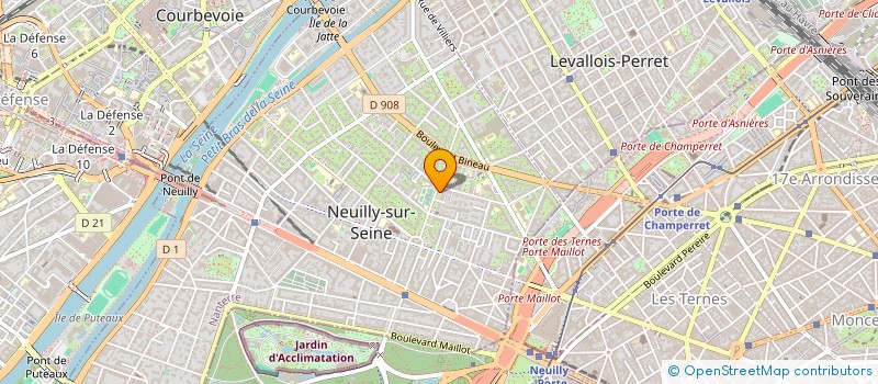localisation de l'entreprise ARTCUP PARIS à NEUILLY-SUR-SEINE