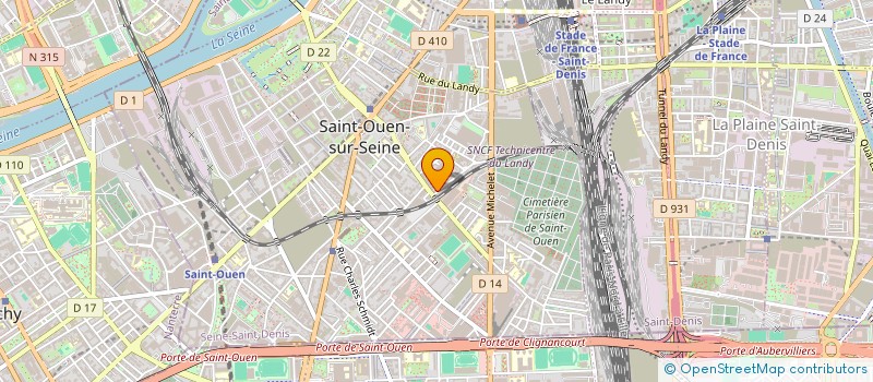 localisation de l'entreprise ARTDEELIGHT à SAINT-OUEN-SUR-SEINE