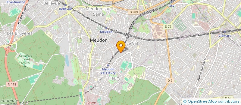 localisation de l'entreprise ARTDEMERE  MEUDON