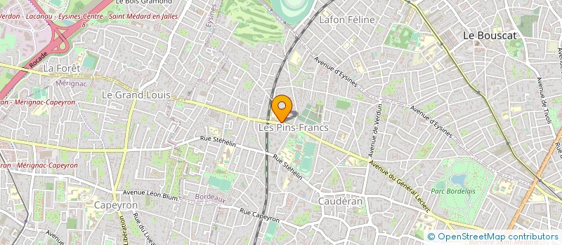 localisation de l'entreprise ARTDENT à BORDEAUX