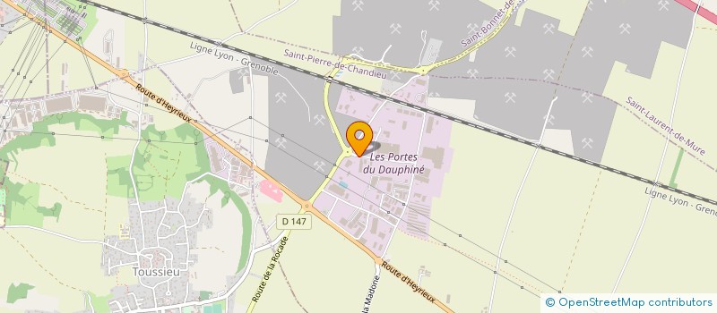 localisation de l'entreprise ARTDIS à SAINT-PIERRE-DE-CHANDIEU