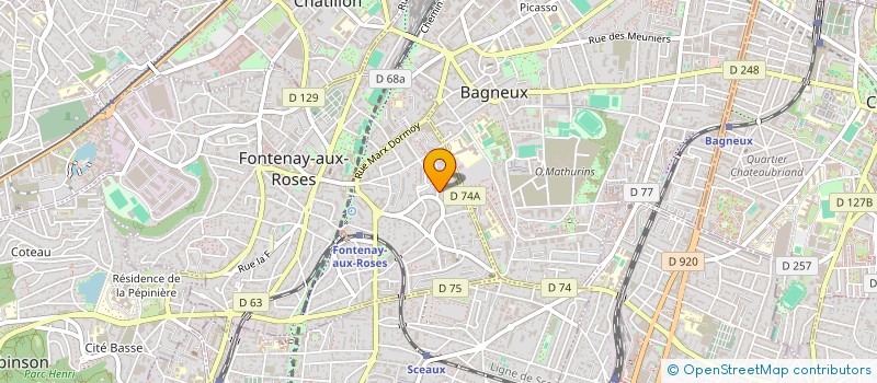 localisation de l'entreprise ARTDIS NANTERRE à FONTENAY-AUX-ROSES