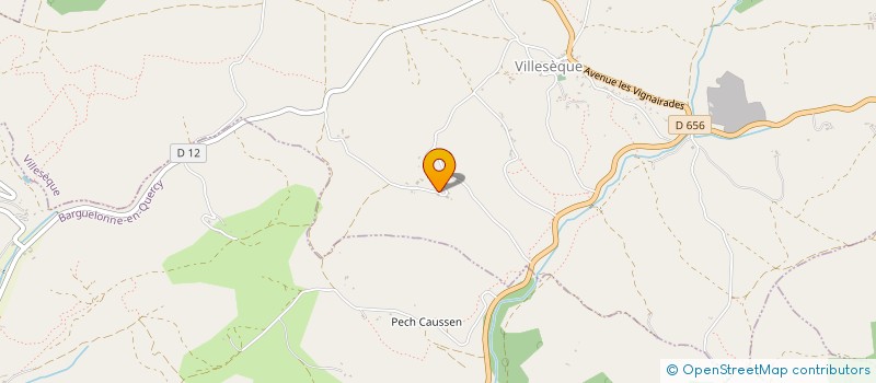 localisation de l'entreprise ARTDUO  VILLESEQUE