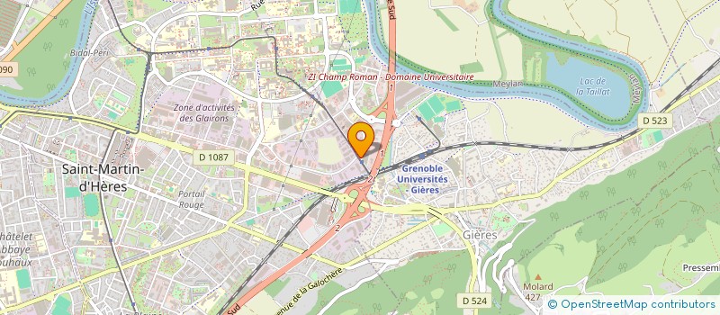 localisation de l'entreprise ARTE BIANCO  GIERES