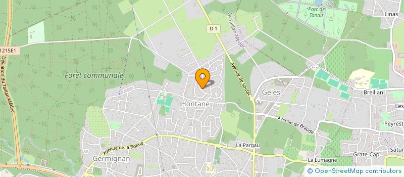 localisation de l'entreprise ARTE CREATIS à LE TAILLAN-MEDOC