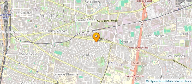 localisation de l'entreprise ARTE DE JOGAR CAPOEIRA  LYON 3EME