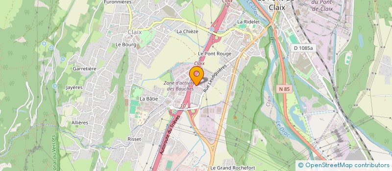 localisation de l'entreprise ARTE DEMENAGEMENT RHONE-ALPES à CLAIX