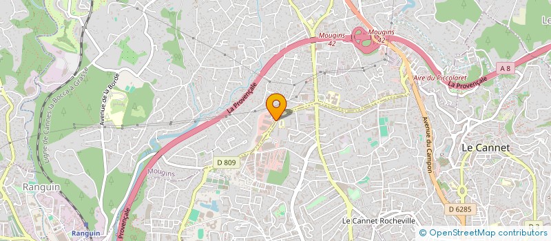 localisation de l'entreprise ARTE DESIGN à MOUGINS