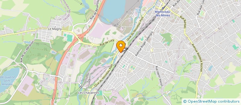 localisation de l'entreprise ARTE DESIGN à MONTCEAU-LES-MINES