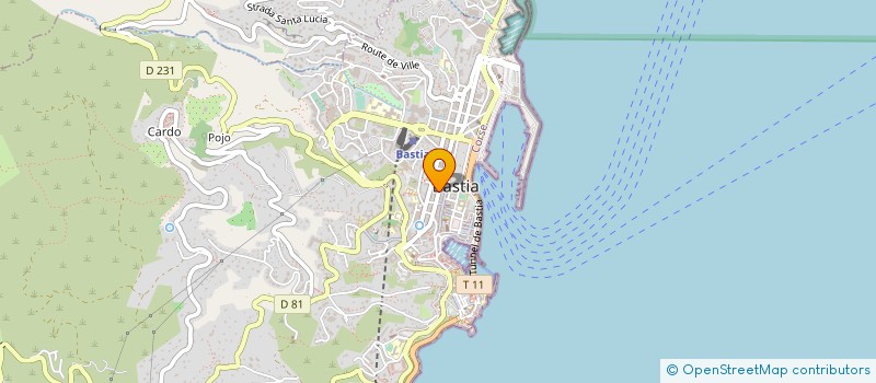 localisation de l'entreprise ARTE FLAMENCO à BASTIA
