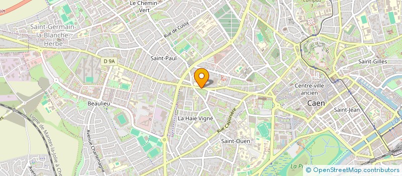 localisation de l'entreprise ARTE IMMO à CAEN