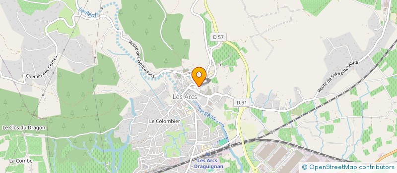 localisation de l'entreprise ARTE IMMOBILIER à LES ARCS