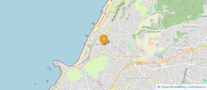 localisation de l'entreprise ARTE LATINO à ANGLET