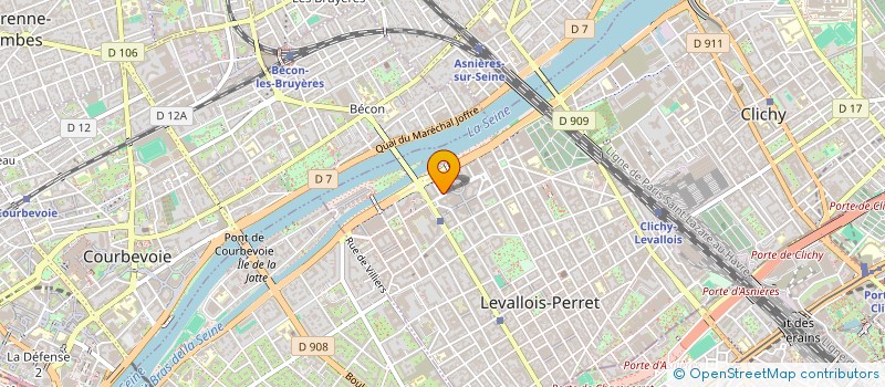 localisation de l'entreprise ARTE LINEA à LEVALLOIS-PERRET