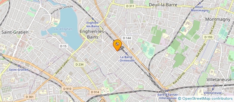 localisation de l'entreprise ARTE LUMINARIA  ENGHIEN-LES-BAINS