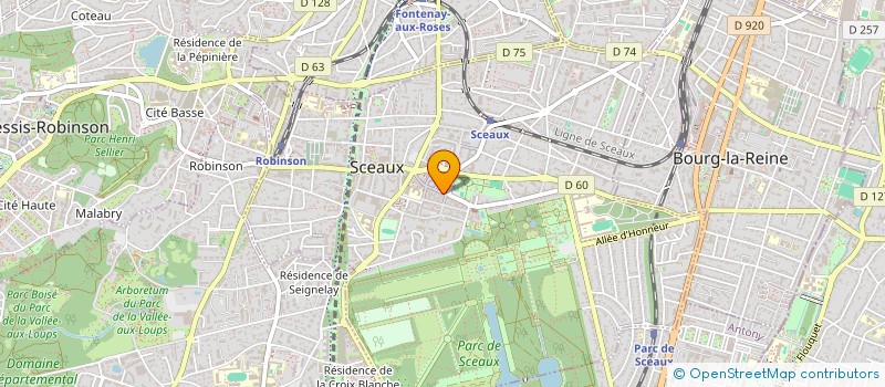 localisation de l'entreprise ARTE & PARTNERS à SCEAUX