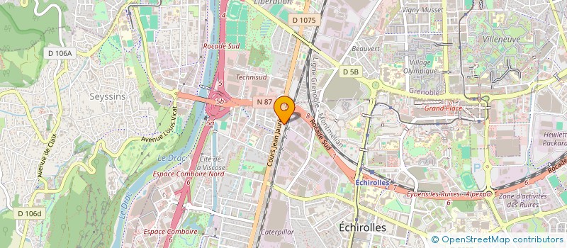 localisation de l'entreprise ARTE PRO à ECHIROLLES