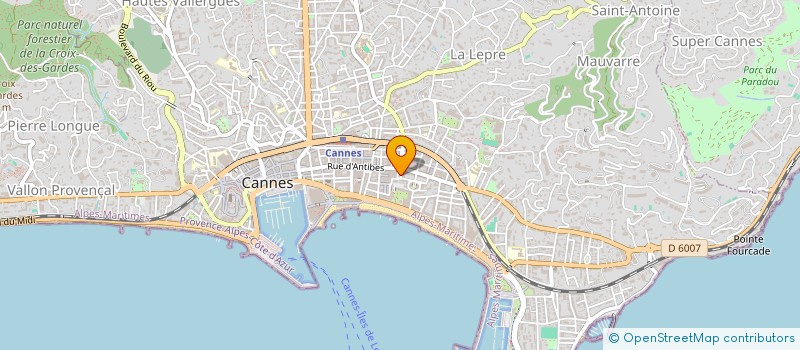 localisation de l'entreprise ARTE RIVIERA à CANNES