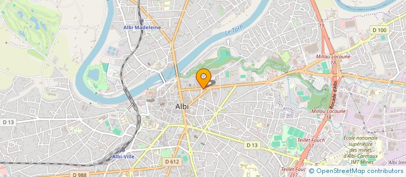 localisation de l'entreprise ARTE TANGO ALBI à ALBI