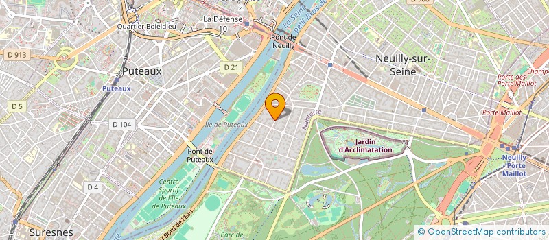 localisation de l'entreprise ARTE VIVA à NEUILLY-SUR-SEINE