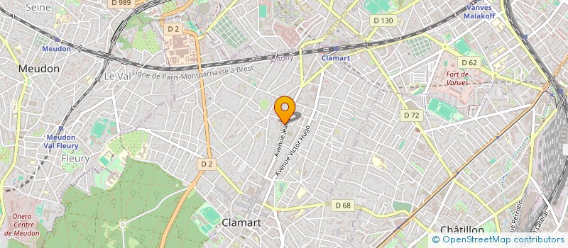 localisation de l'entreprise ARTE VIVO à CLAMART