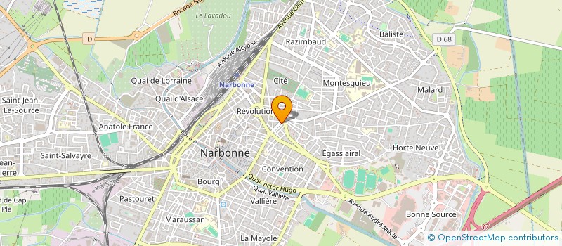 localisation de l'entreprise ARTE Y ESTILO ANDALUZ à NARBONNE