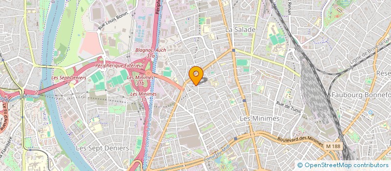 localisation de l'entreprise ARTE Y MOVIMIENTO à TOULOUSE