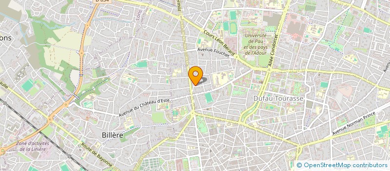 localisation de l'entreprise ARTEA DIAGNOSTIC à PAU