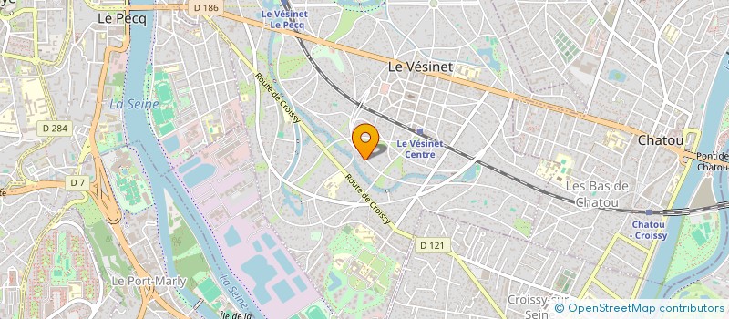 localisation de l'entreprise ARTEA GRAND EST  LE VESINET