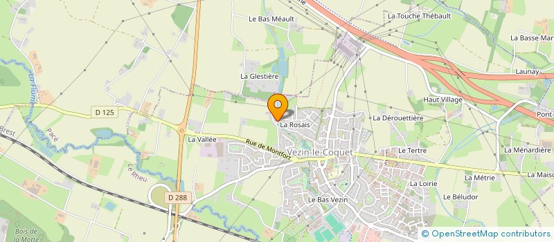 localisation de l'entreprise ARTEAM  VEZIN-LE-COQUET