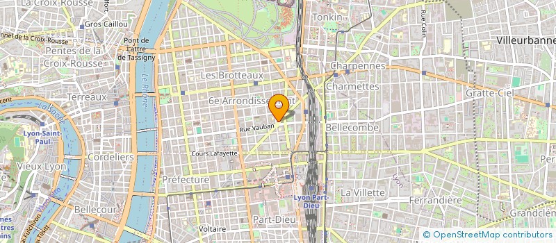 localisation de l'entreprise ARTEBAT à LYON