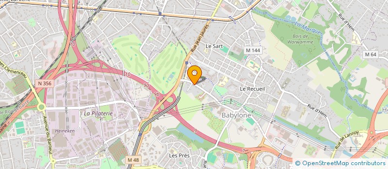 localisation de l'entreprise ARTEBIS à VILLENEUVE-D'ASCQ