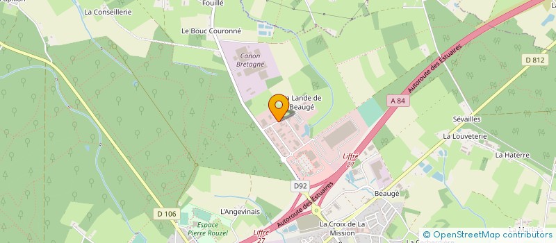 localisation de l'entreprise ARTEBO à LIFFRE