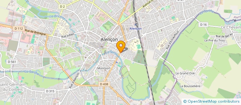 localisation de l'entreprise ARTEC à ALENCON