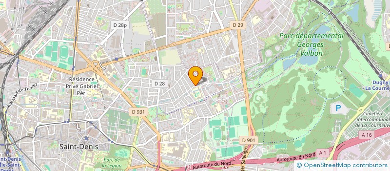 localisation de l'entreprise ARTEC à SAINT-DENIS