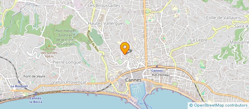 localisation de l'entreprise ARTEC à CANNES