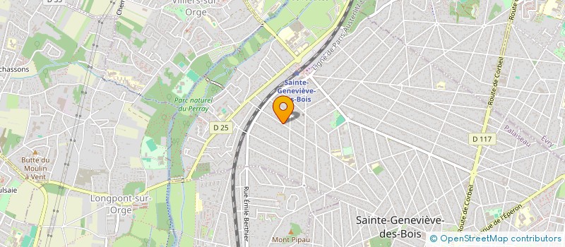 localisation de l'entreprise ARTEC ENERGIES ET SERVICES  VILLIERS-SUR-ORGE