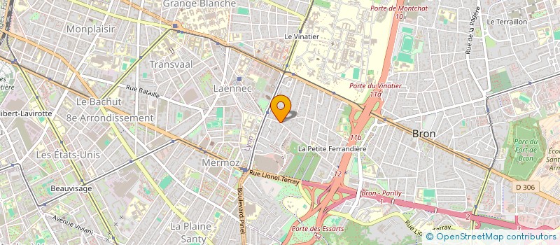 localisation de l'entreprise ARTEC GROUPE à BRON