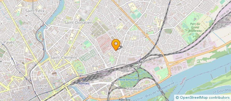 localisation de l'entreprise ARTEC' HABITAT à NANTES