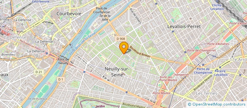 localisation de l'entreprise ARTECADO à NEUILLY-SUR-SEINE