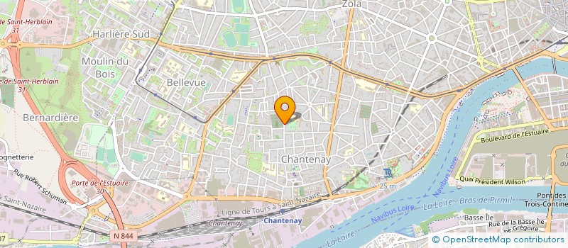 localisation de l'entreprise ARTECH à NANTES