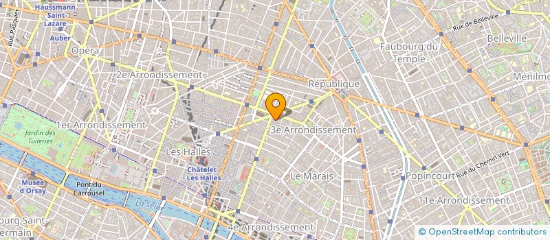 localisation de l'entreprise ARTECH à PARIS